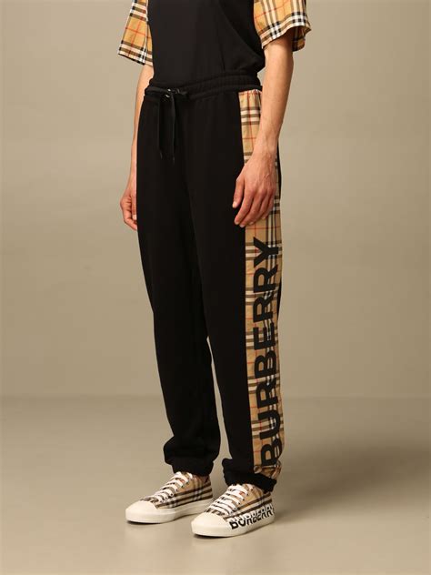 black burberry pant|burberry print pants men's.